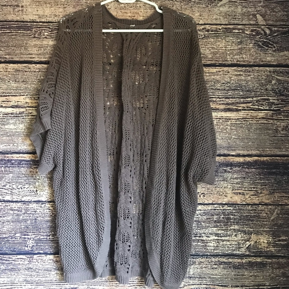 Light Purple Crotchet Woman's Cardigan